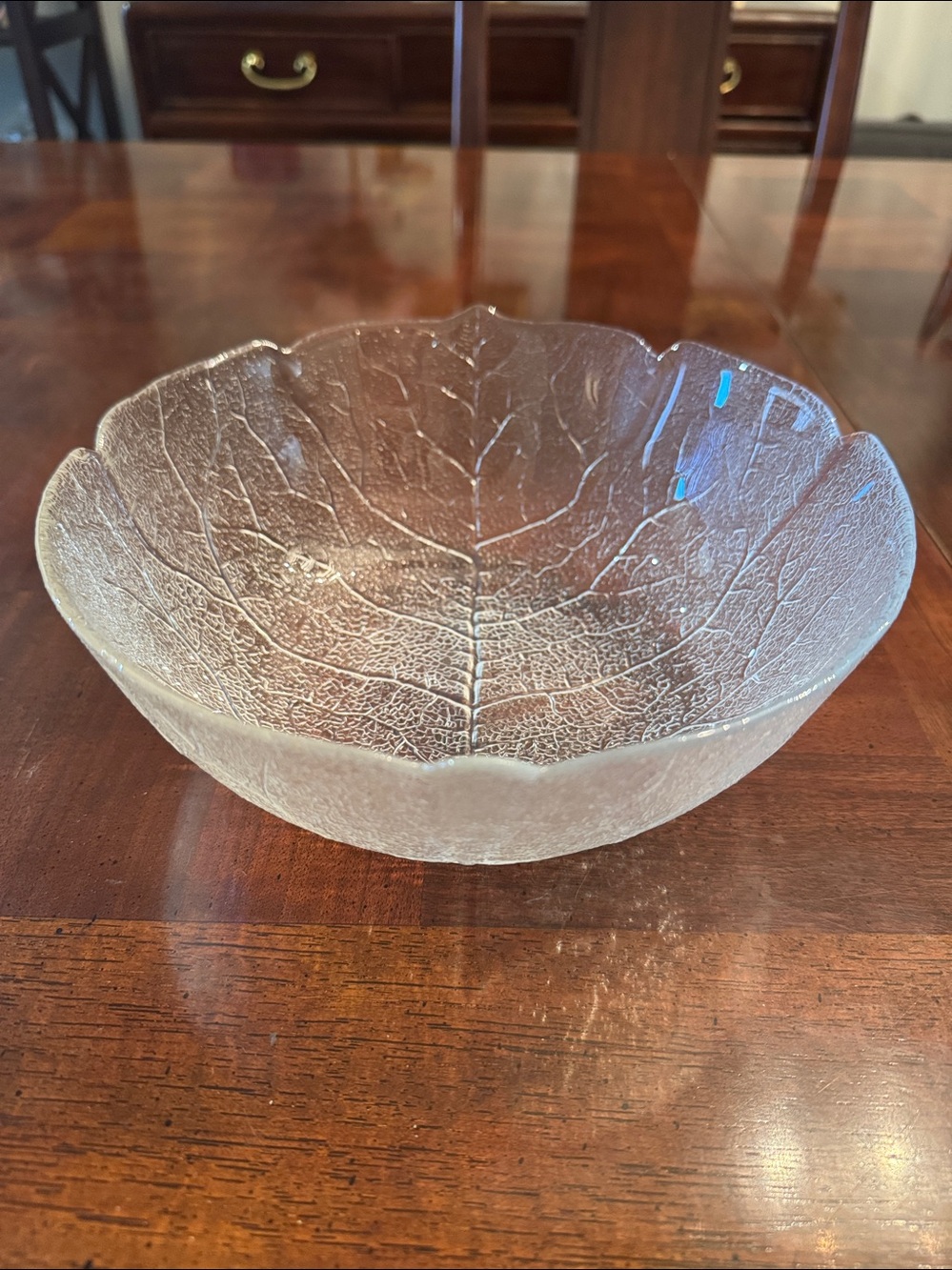 9” Aspen Leaf Salad Vegetable Side Serving Bowl